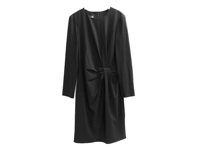 Schwarzes Kleid mit Raffung von Boutique Moschino