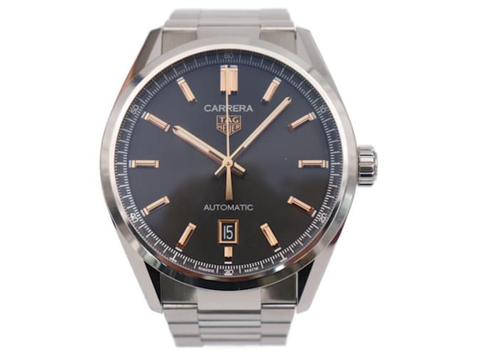 TAG HEUER Carrera Calibre 5 Date Watch Black Silvery  ref.1817102