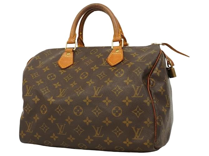 Louis Vuitton Speedy 30 Brown Cloth  ref.1817286