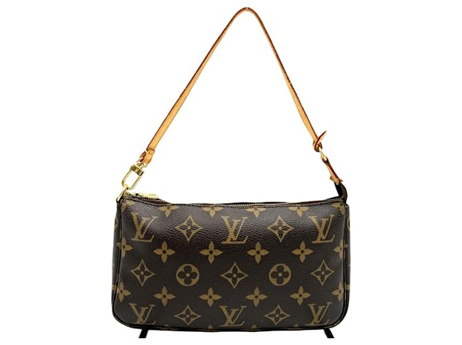 Louis Vuitton Pochette Accessoire Brown Cloth  ref.1817315