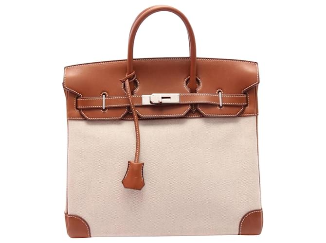Hermès Kelly 32 Beige Cloth  ref.1817378