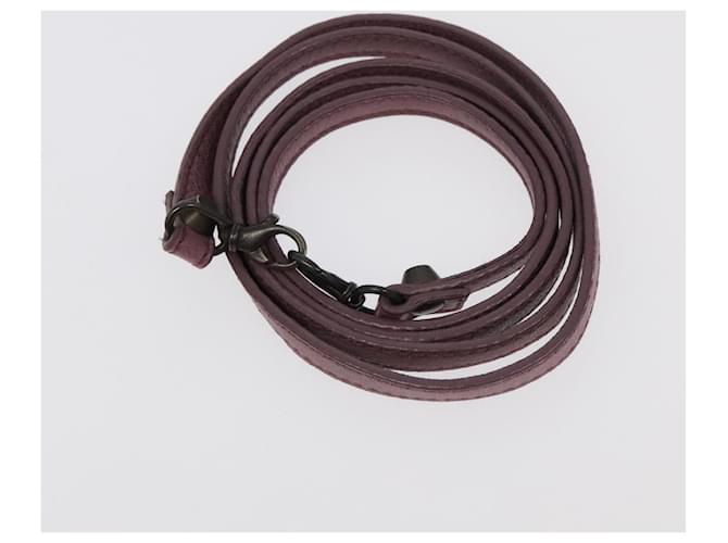 BALENCIAGA The Stitch Shoulder Bag Leather Purple 252730 Auth hk1765  ref.1817963
