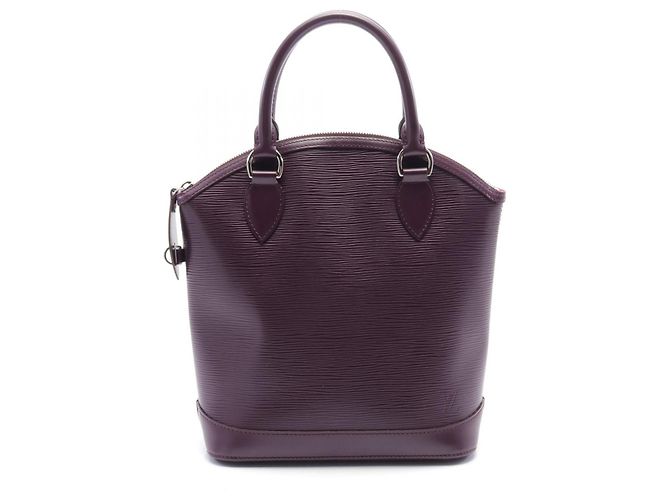 Louis Vuitton Lockit PM Epi Tote Bag Lila