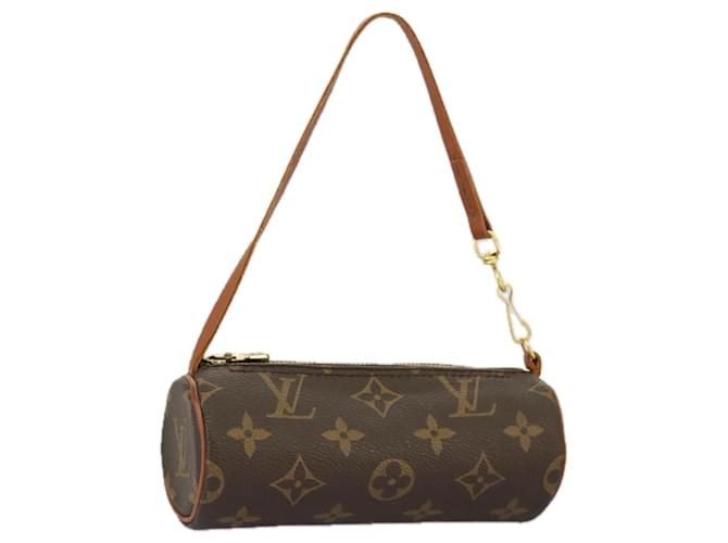 Mini bebê papillon Louis Vuitton Marrom Lona  ref.1818922
