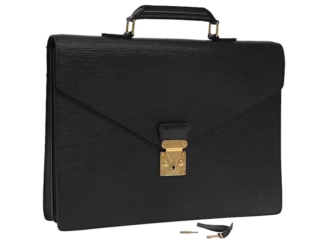 Louis Vuitton Ambassadeur Black Leather  ref.1818991