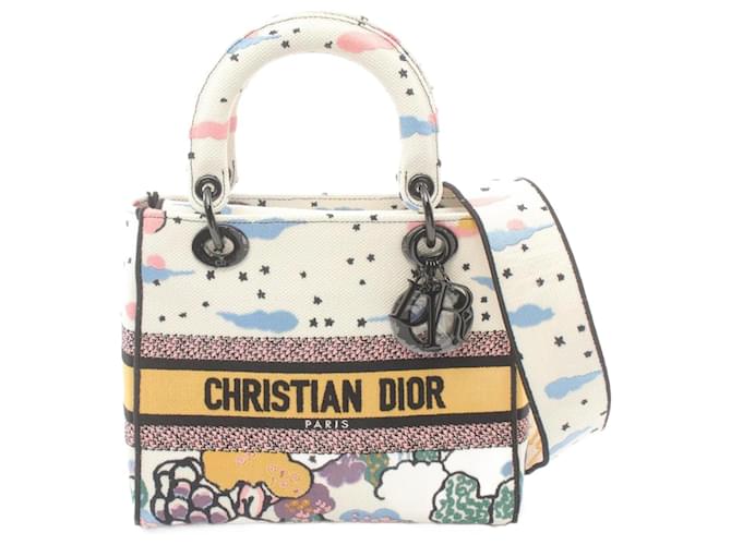 Dior Lady Dior Medium Multiple colors Cloth  ref.1819553