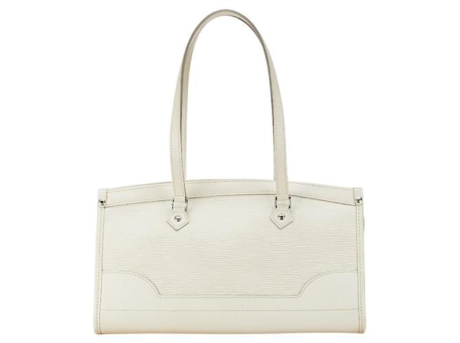 Louis Vuitton Madeleine PM Epi 2way bag White Leather  ref.1819629