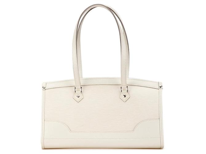 Louis Vuitton Madeleine PM Epi 2way bag White Leather  ref.1820577