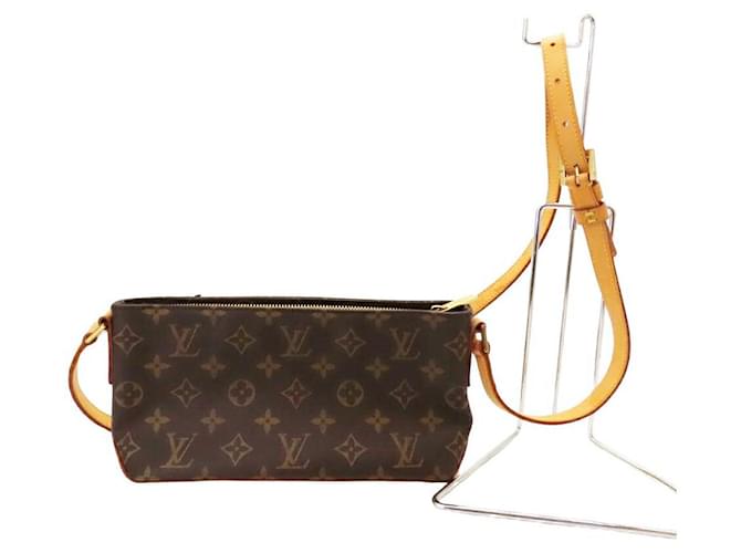 Louis Vuitton Monogram Trotter Crossbody Bag M51240 Brown Cloth  ref.1820773