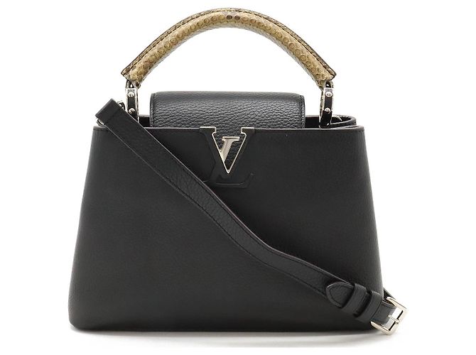 Borsa Louis Vuitton Capucines BB Nera N92040 Nero