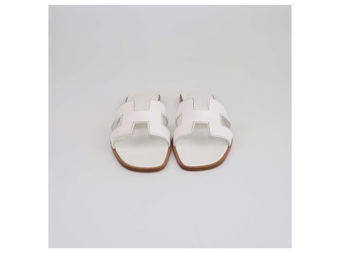Oran Hermès HERMES Sapatilhas T.EU Couro Branco