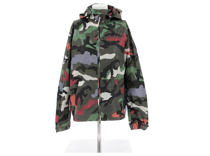 Valentino Garavani jackets T.IT 46 Polyester Khaki  ref.1821642