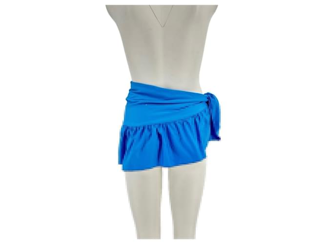 Autre Marque Non Signé / Unsigned skirts T.FR 36 Polyester Blue  ref.1821690