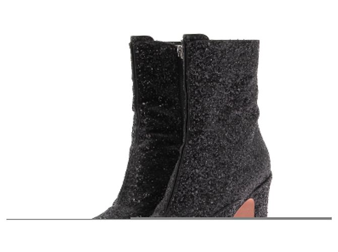 Dior Stiefeletten T.EU 36 Leder Schwarz