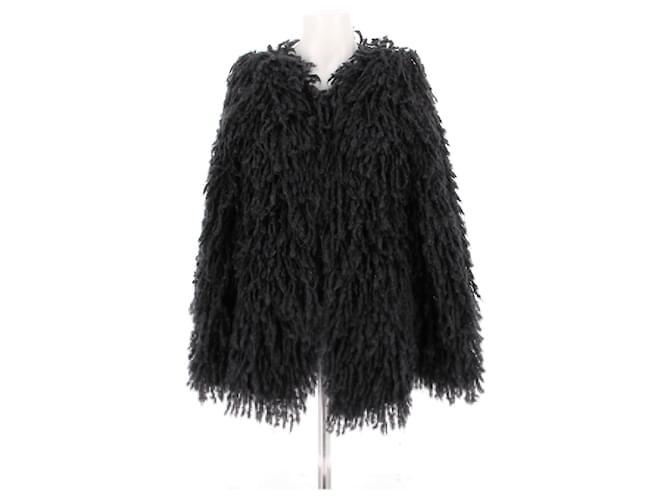 DIOR  Jackets T.International XS Wool Black  ref.1821899