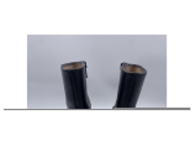 Autre Marque Gia Couture ankle boots T.EU 38 Leather Black  ref.1822054