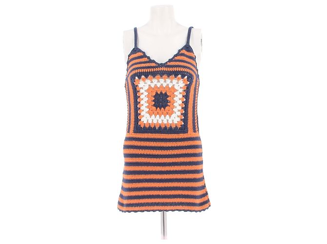 MIU MIU Kleider T.FR 36 Baumwolle Orange