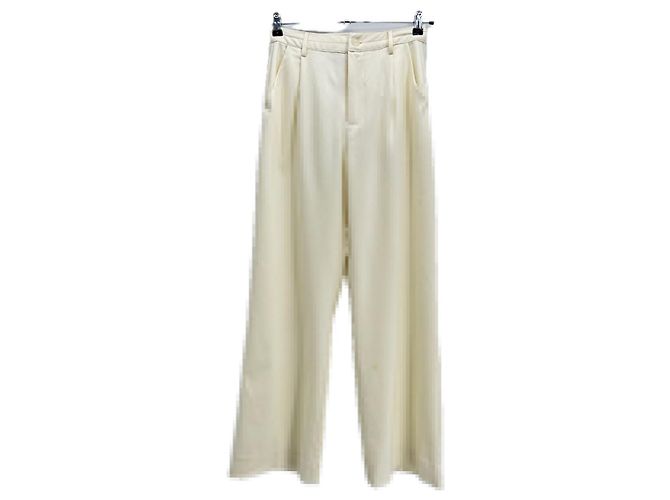 Autre Marque Pantaloni Dissh T.US 8 Poliestere Bianco 