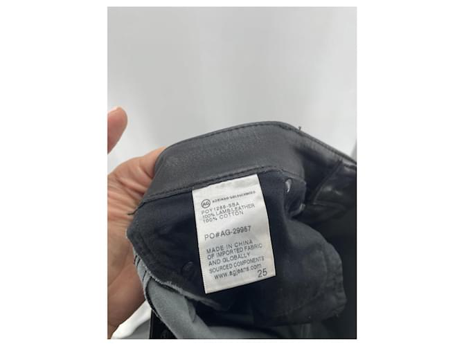 Autre Marque Ag Adriano Goldschmied trousers T.International S Leather Black  ref.1822468