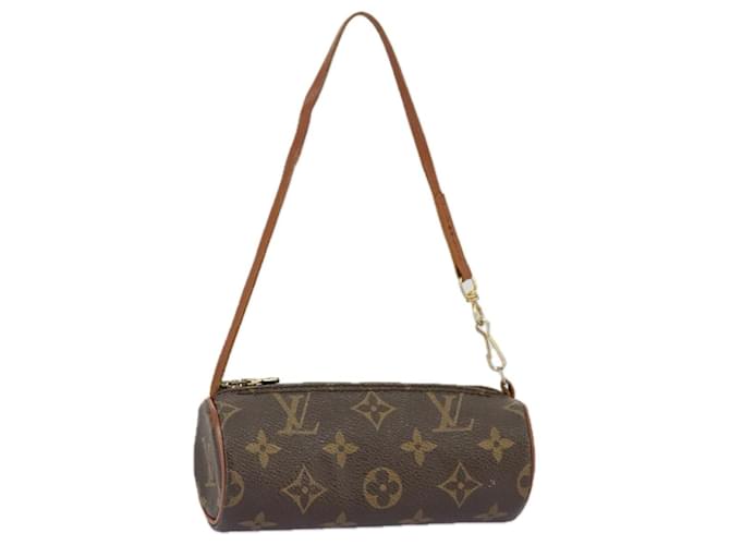 Mini baby papillon Louis Vuitton Marrom Lona  ref.1823251