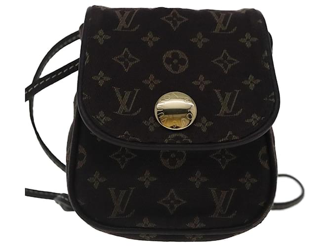 Louis Vuitton Mini Lin Marrom Lona  ref.1823424