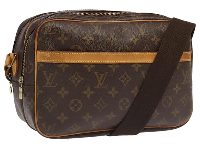 Louis Vuitton Reporter pm Brown Cloth  ref.1823685