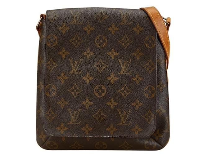 Louis Vuitton Musette Salsa Brown Cloth  ref.1823722