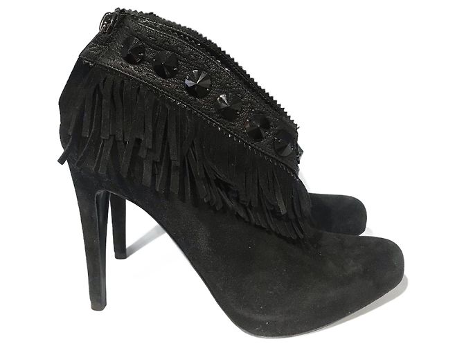 Botas ankle DIOR T.EU 36.5 em camurça Preto