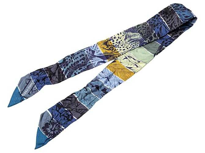Hermès HERMES Scarves T.  Silk Blue  ref.1824150