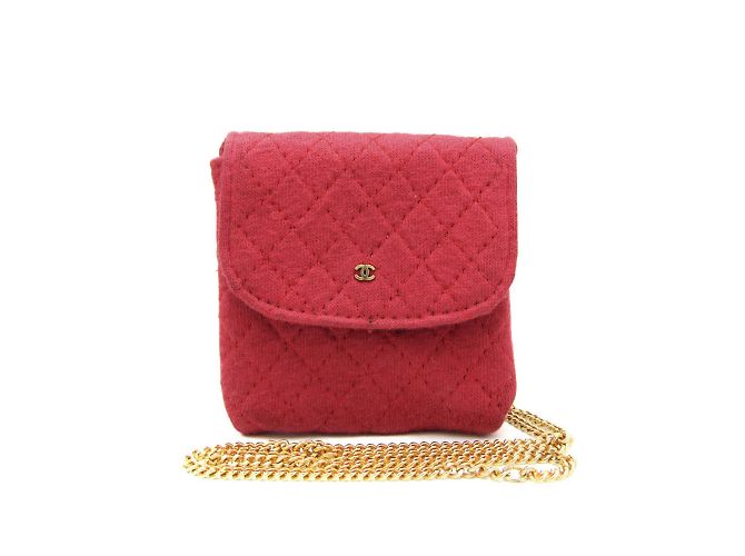 Code Coco Mini Bolsa de Cadena Coco Matelassé Chanel Roja
