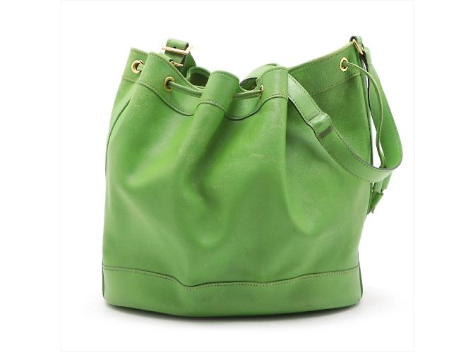 Market Hermès Hermes Light Green Leather Shoulder Bag