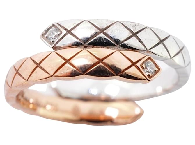 Chanel Coco Crush Golden White gold  ref.1824853