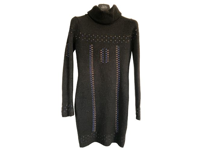Vestido de lã Diesel Multicor
