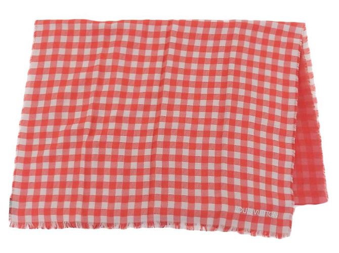 Bufanda Masai Check de Louis Vuitton Roja