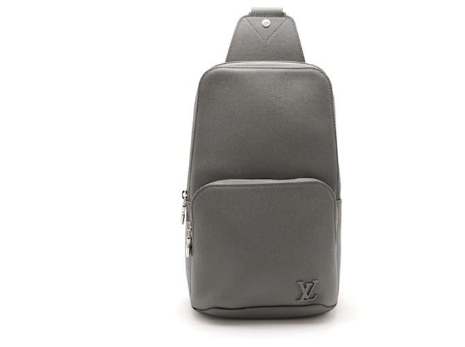 Louis Vuitton Taiga Avenue Sling Bag M30801 Grey Leather  ref.1825392