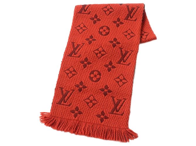 Cachecol Monogram Logomania Louis Vuitton Laranja