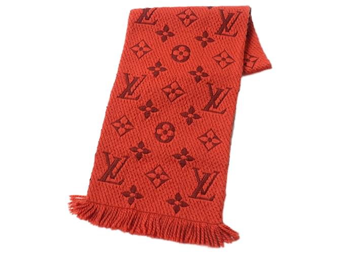 Louis Vuitton Logomania Monogram Scarf Orange Cloth  ref.1826295