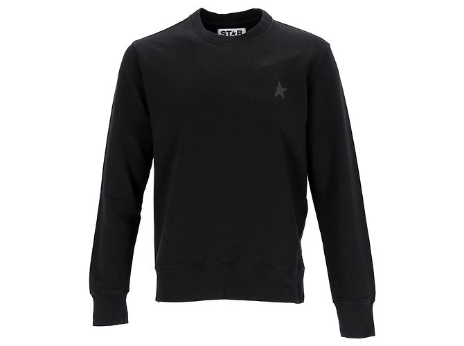 Sweatshirt mit Golden Goose-Logo Schwarz