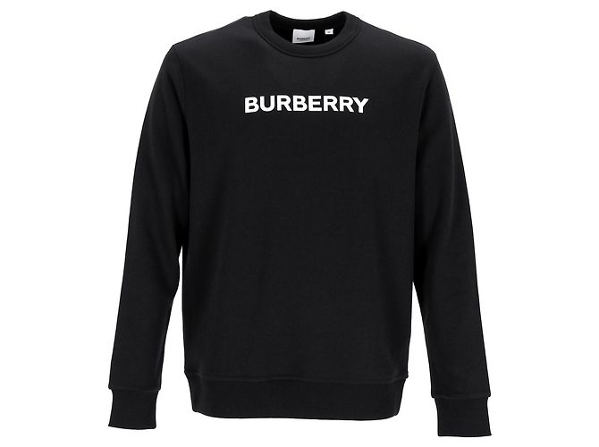 Sweatshirt mit Burberry-Logo-Druck Schwarz