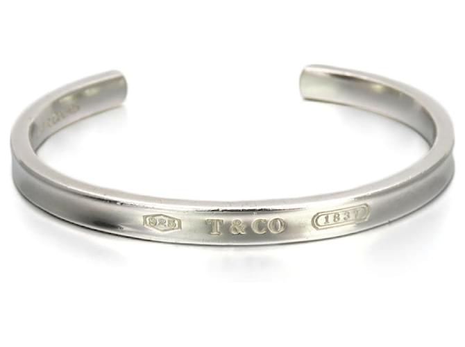 Tiffany & Co Pulseira de prata 925 1837 Metálico Metal  ref.1827263