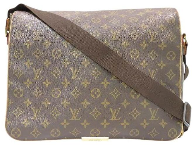 Bolsa mensageiro Abbesses Monogram da Louis Vuitton Marrom