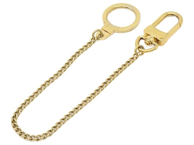 Louis Vuitton Keychain Keyring Gold M58021 Golden Metallic Metal  ref.1827665