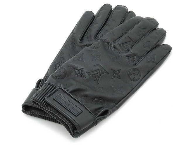Gants Monogram Shadow Louis Vuitton M73336 Noir