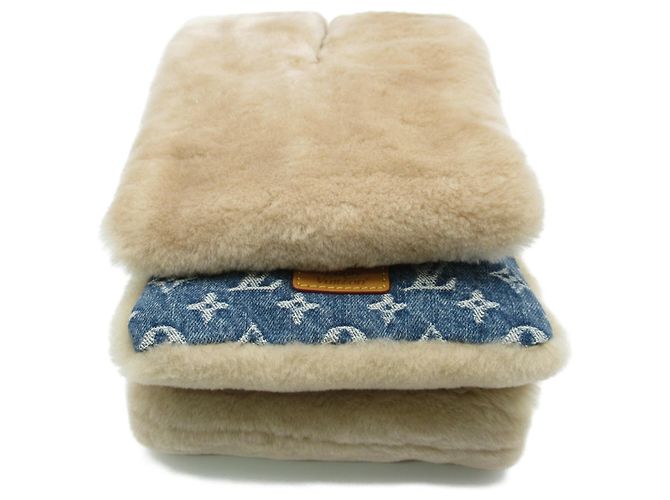 Sciarpa in denim Louis Vuitton Collaborazione NIGO MP2703 Marrone