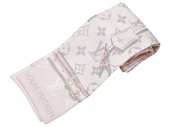 Bufanda de seda Louis Vuitton M70637 Rosa