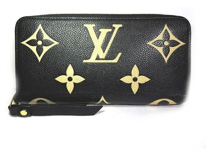 Louis Vuitton Monogram Zippy Wallet M80481 Black