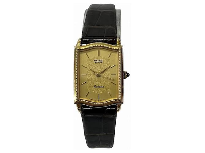 Seiko Exceline 14K Quartz Watch 1221-5170 Golden Metal ref Seiko Exceline 14K Quartz Watch 1221-5170 Golden Metal ref
