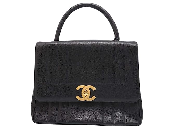Chanel Coco Handle Black Leather  ref.1829428