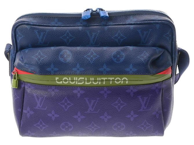 Louis Vuitton messenger outdoor Blue Cloth  ref.1829513