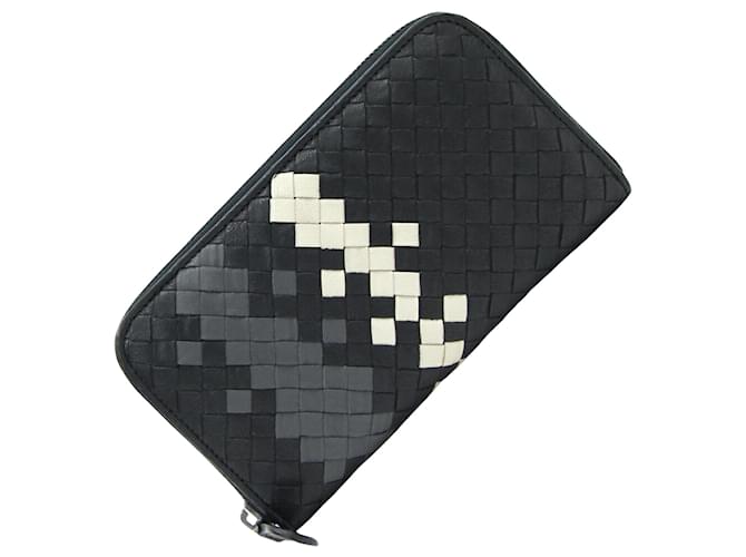 Bottega Veneta Intrecciato Black Leather  ref.1829547